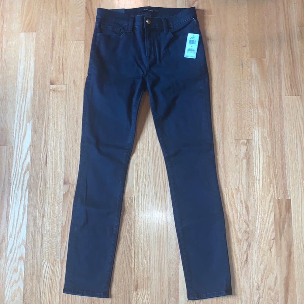 J Brand “bluebird” black skinny jeans